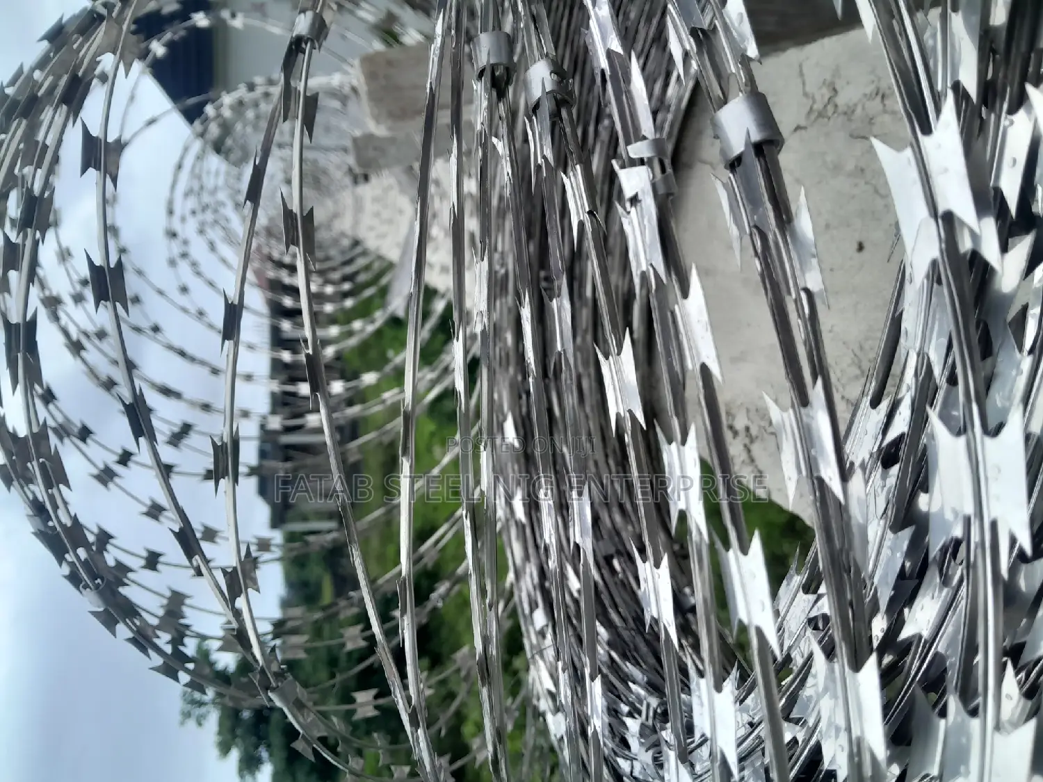Hot Dipped Razor Fence Wire 304 Class Ant -Rust