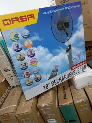 Photo - Currently Best QASA 18inches Rechargeable Standing Fan