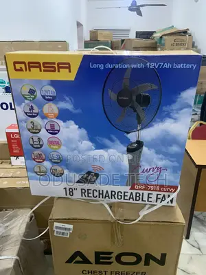 Photo - Unplugged,Unstoppable Qasa Rechargeable Fan QRF-7918