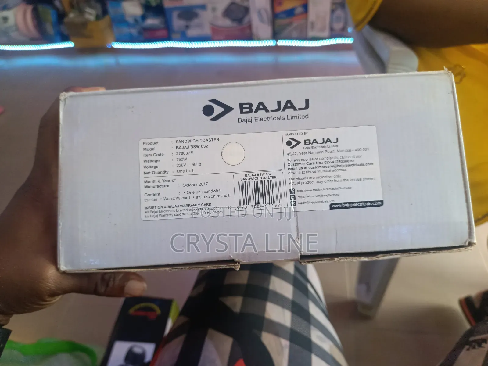 Bajaj Electrical Sandwich Toaster 032