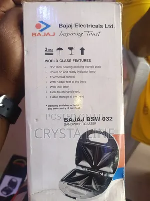 Bajaj Electrical Sandwich Toaster 032