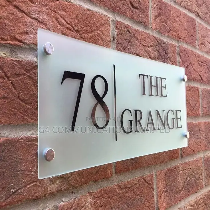 House Number/Way-Finder Signage