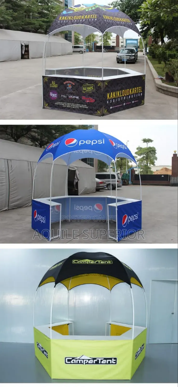 3m × 3m Gazebo Stands Printing