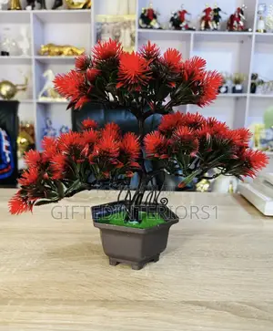 Desktop/ Console Vase With Flower Available