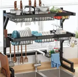 2 Layers Over Sink Plate Rack