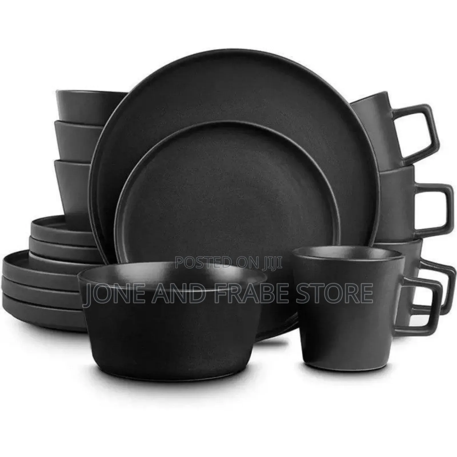 16 PCS Stoneware Ceramics Dinner Set