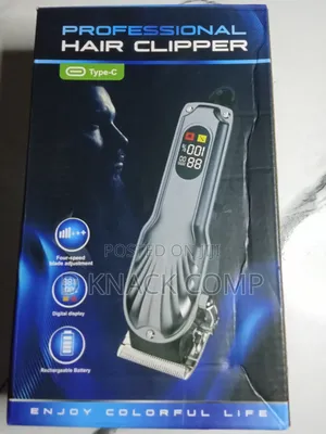 Type C Rechargeable Professional Hair Clipper Set
