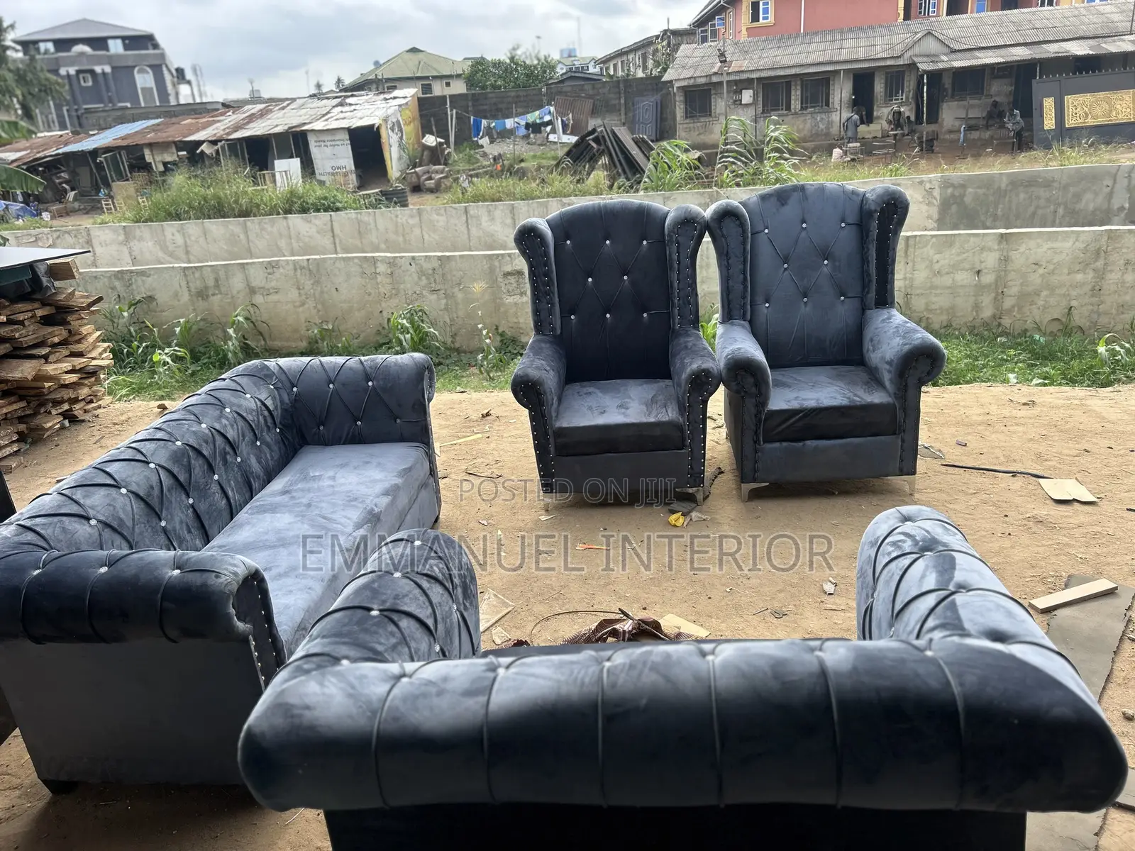A Standard Living Room Couch