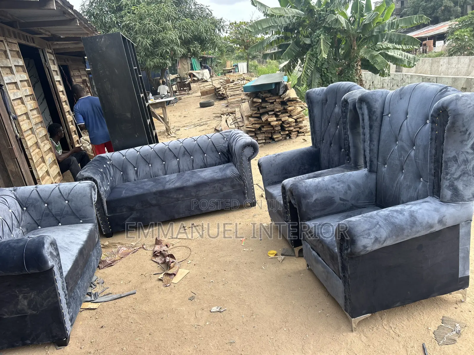 A Standard Living Room Couch