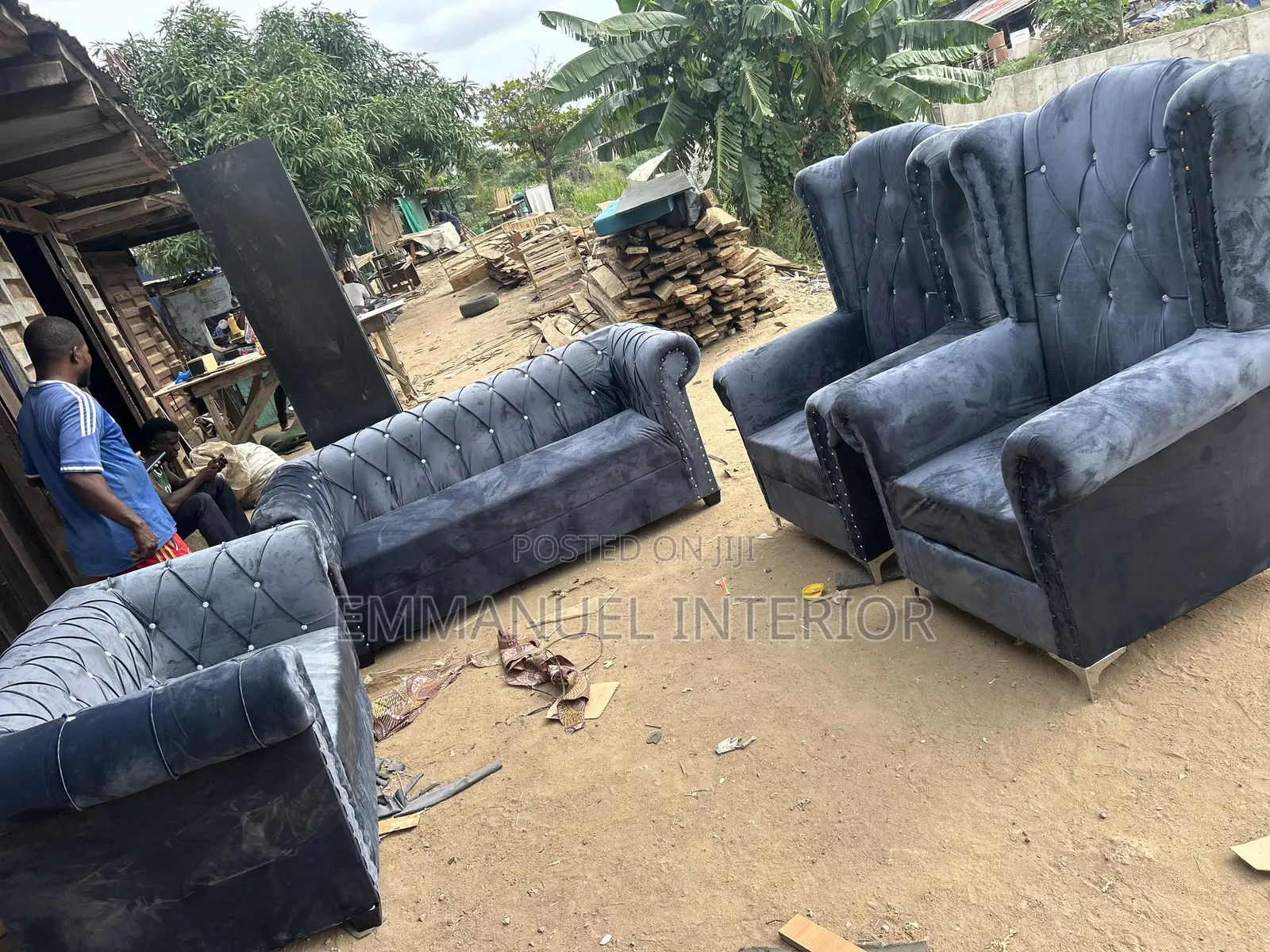 A Standard Living Room Couch