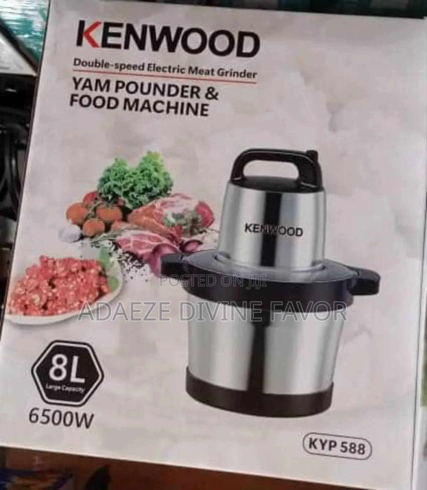 Kenwood Yam Pounder Food Machine 8L Double Speed Electric