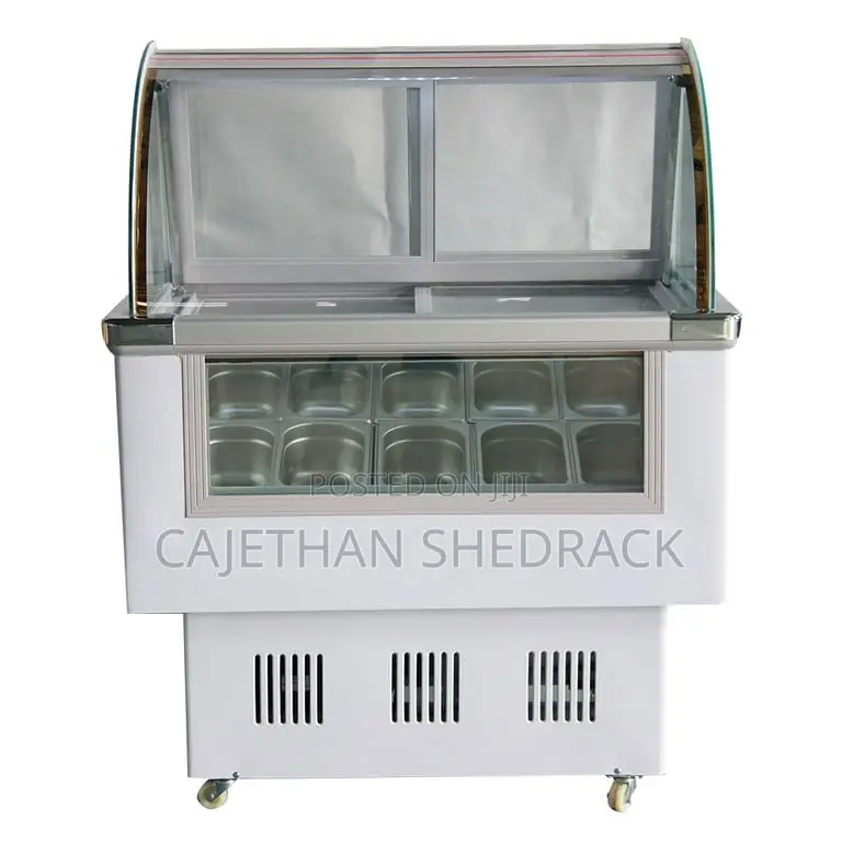 10plats Ice Cream Display Chiller in Lagos Island (Eko) Restaurant