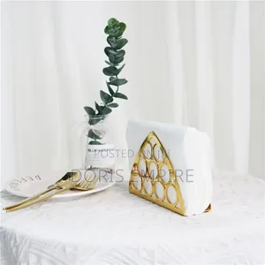 Luxury Gold Serviettes Holder Available Now
