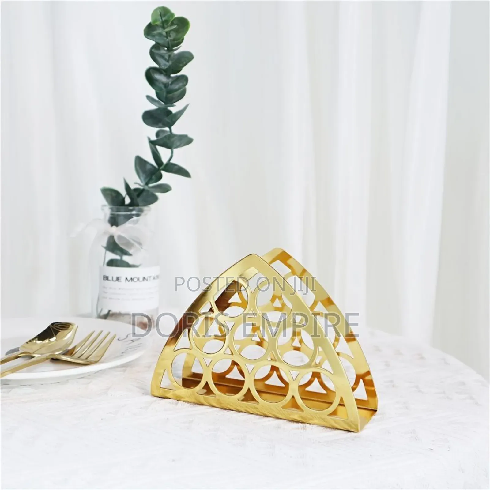 Luxury Gold Serviettes Holder Available Now