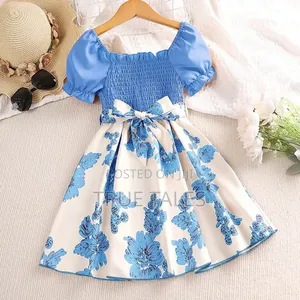 Girls Pretty Frock Summer Dress Ages 2 to 10 Years