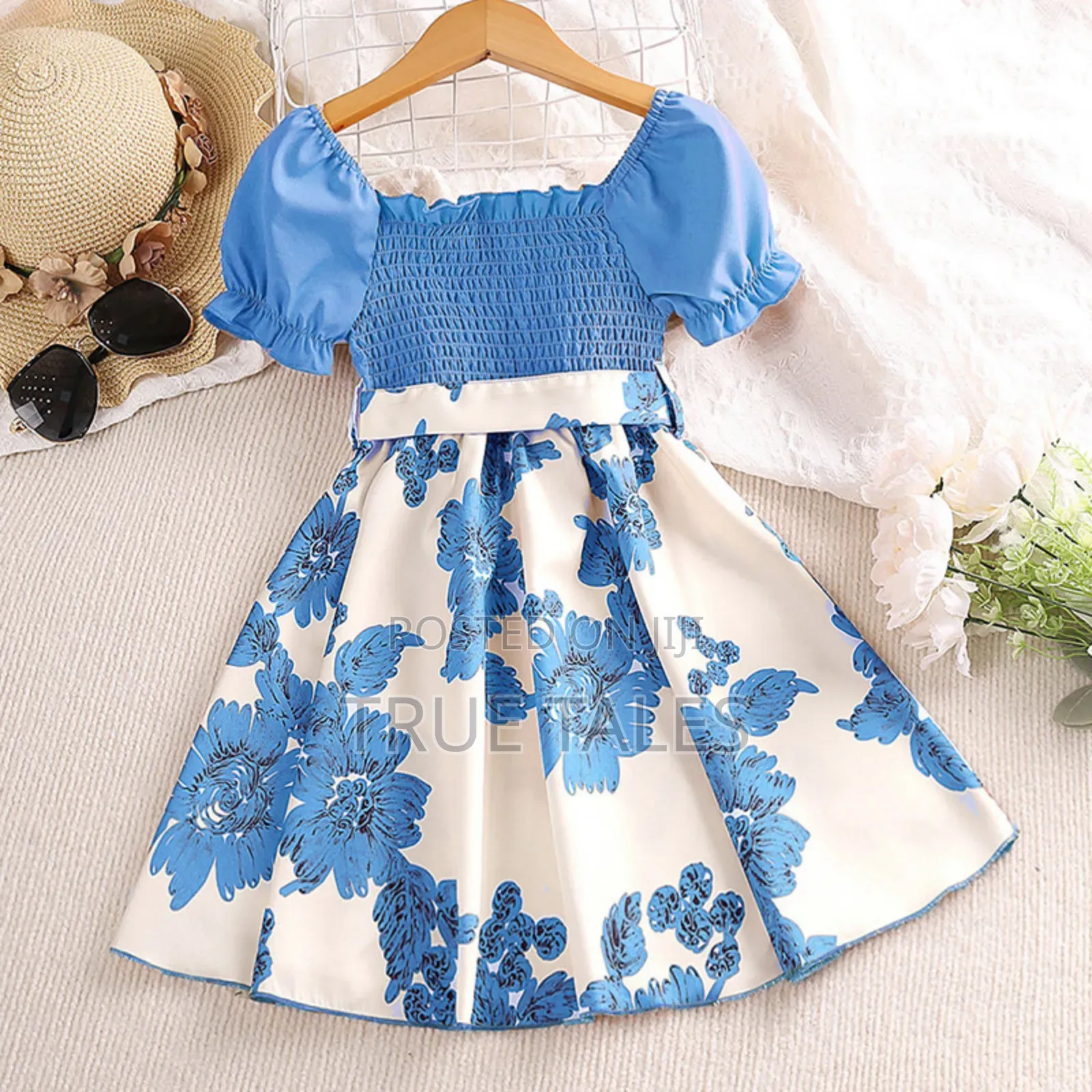Girls Pretty Frock Summer Dress Ages 2 to 10 Years