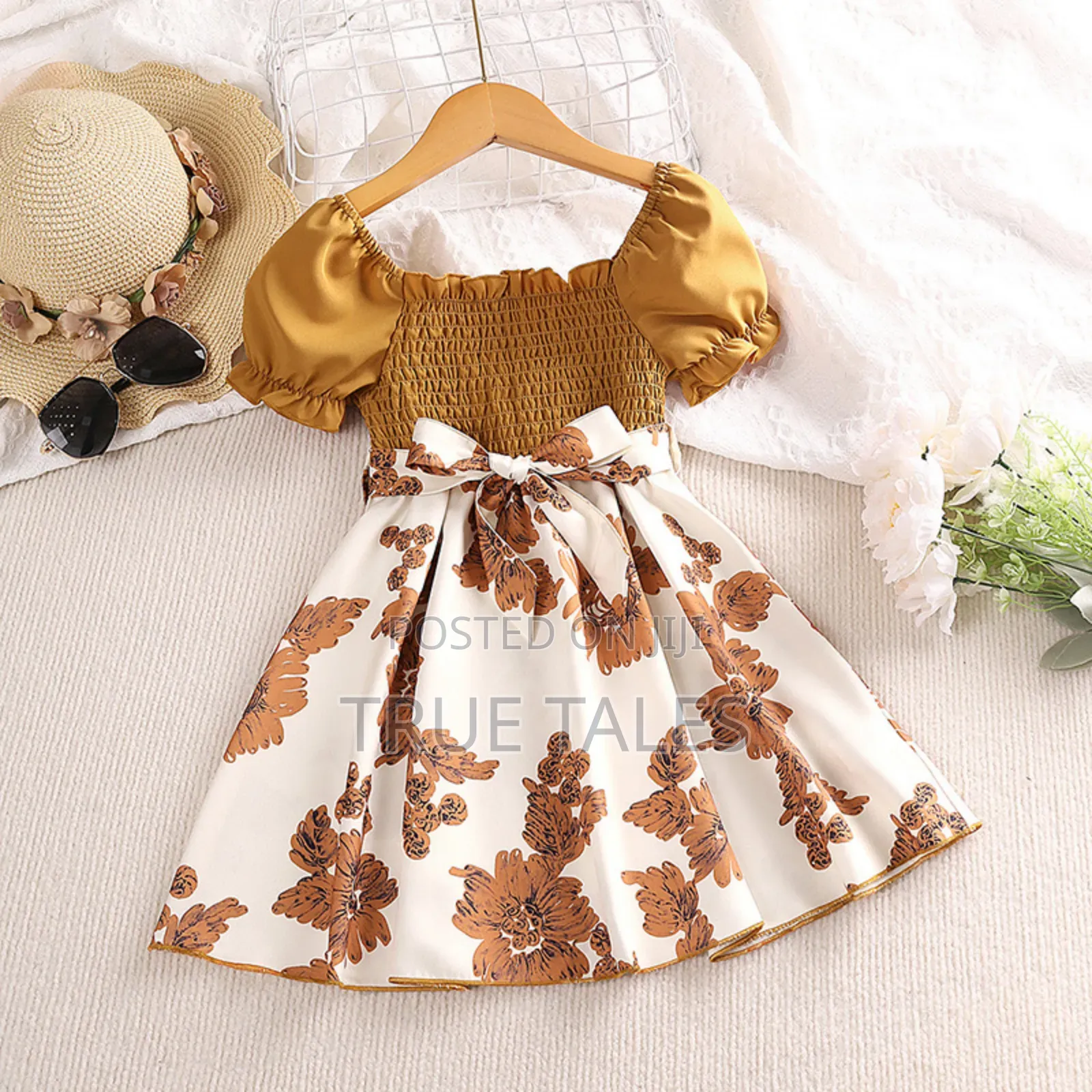 Girls Pretty Frock Summer Dress Ages 2 to 10 Years