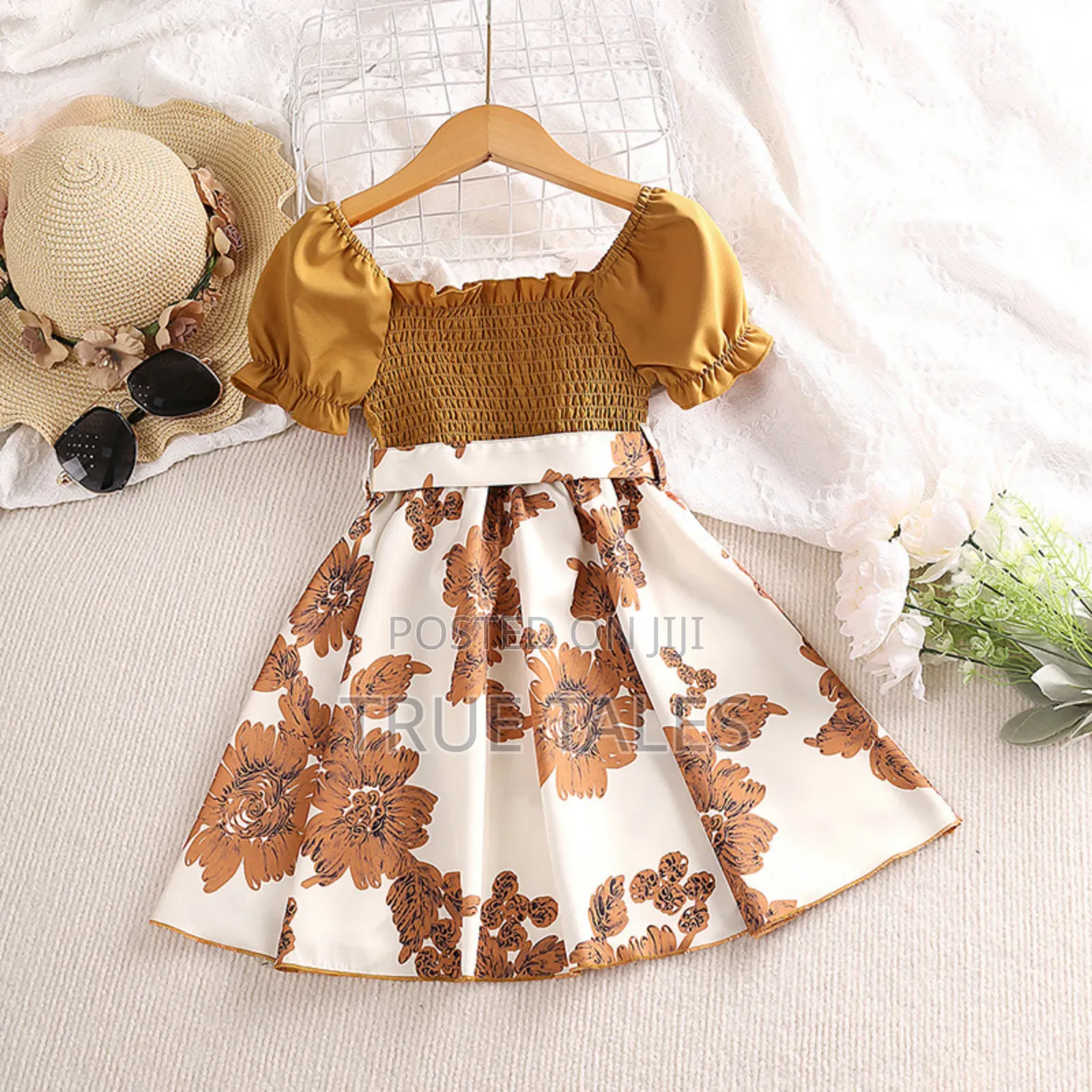 Girls Pretty Frock Summer Dress Ages 2 to 10 Years