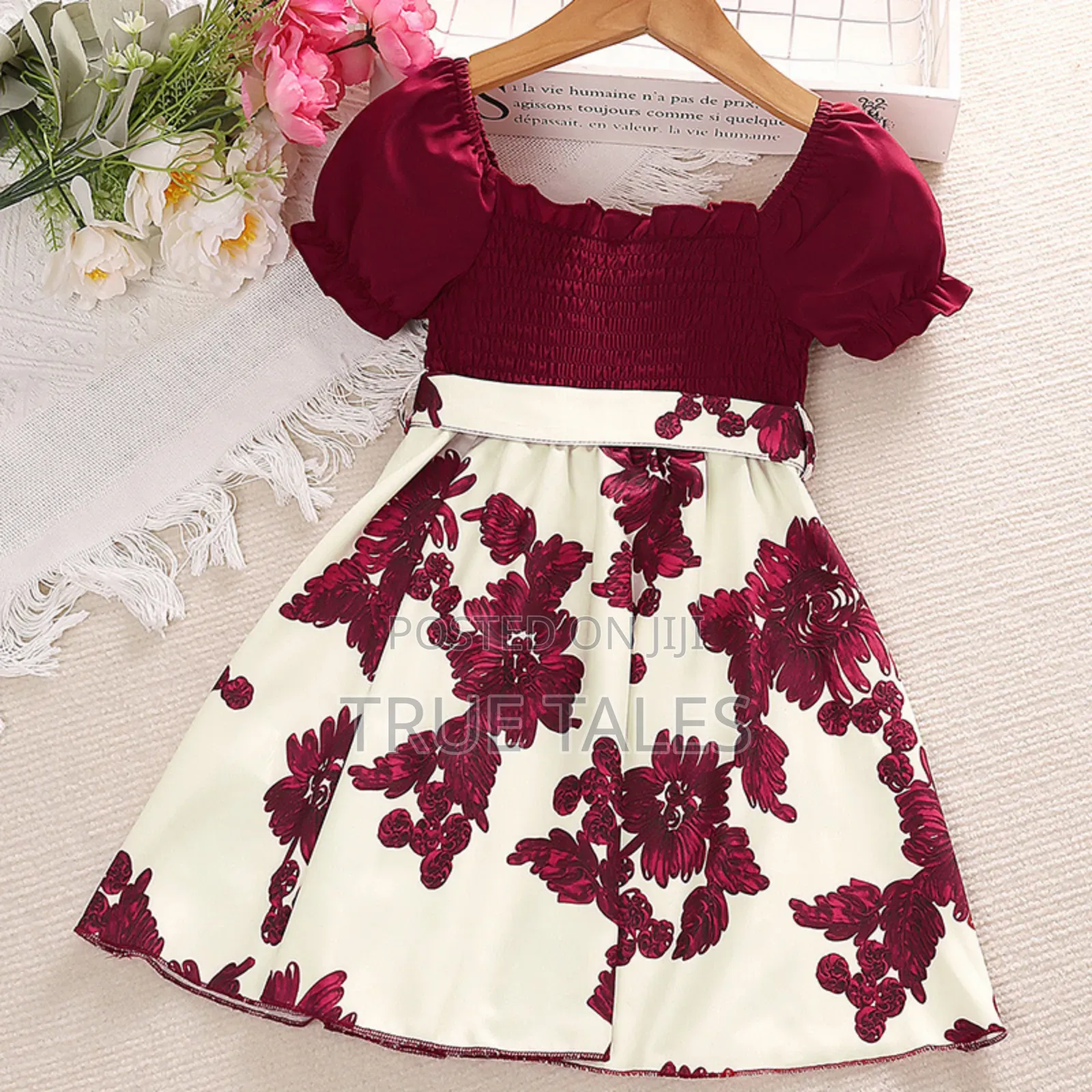 Girls Pretty Frock Summer Dress Ages 2 to 10 Years