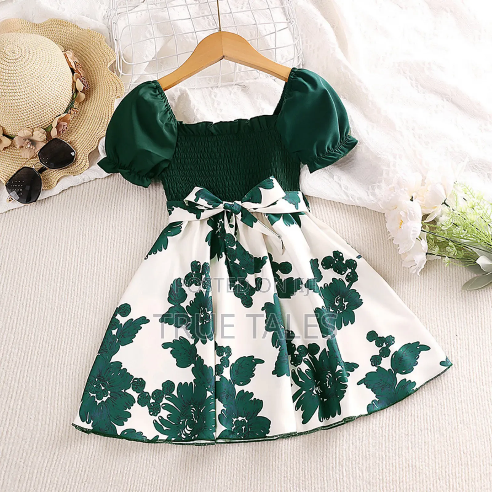 Girls Pretty Frock Summer Dress Ages 2 to 10 Years