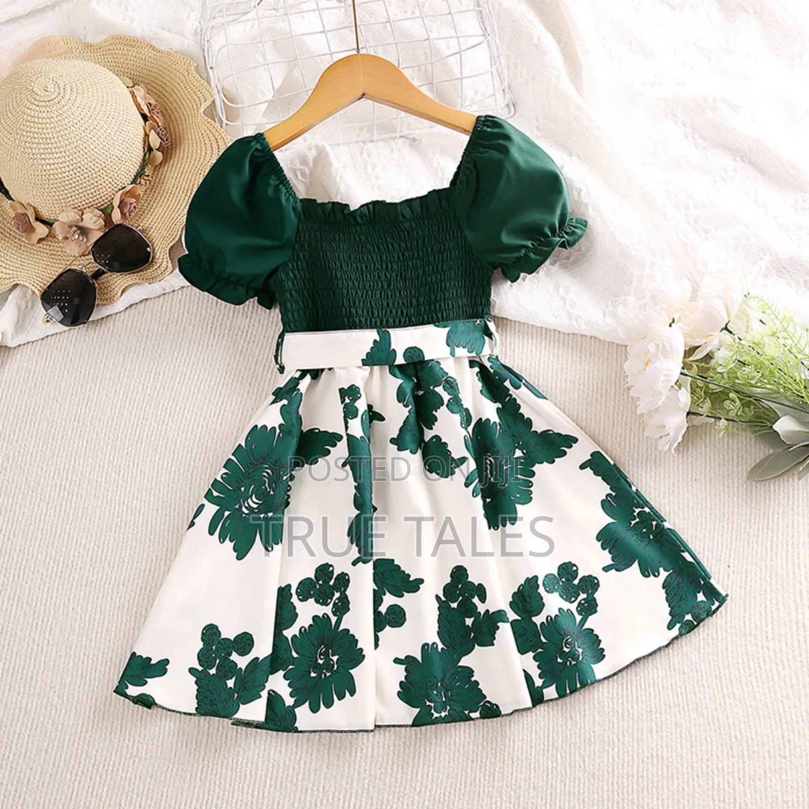 Girls Pretty Frock Summer Dress Ages 2 to 10 Years
