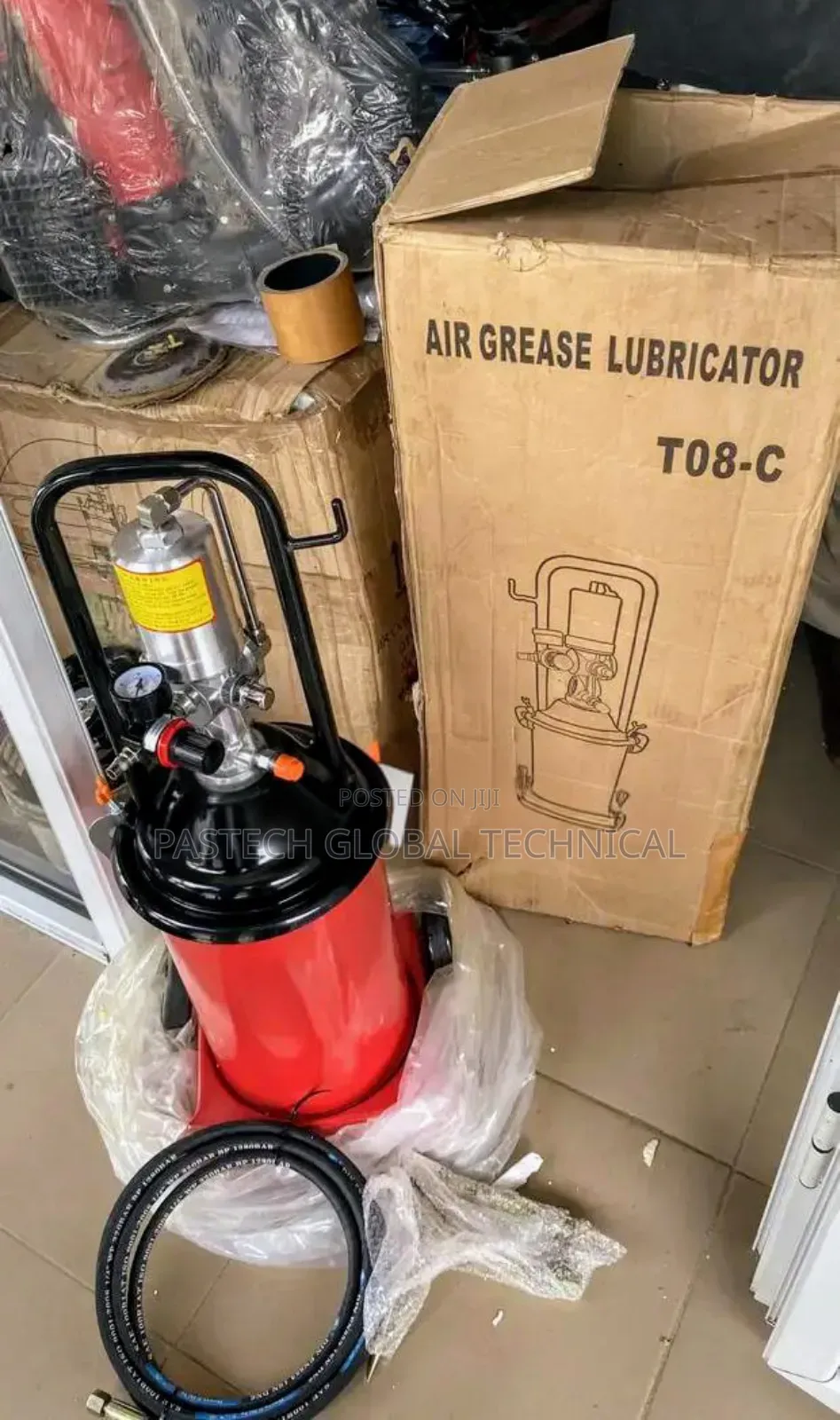 Air Grease Lubricator Pneumatic Grease Bucket