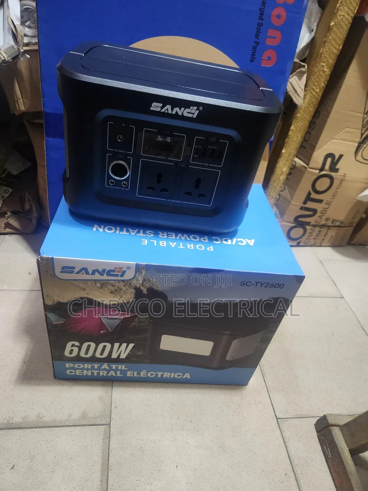 600watts Solar Generator With Lithium Battery