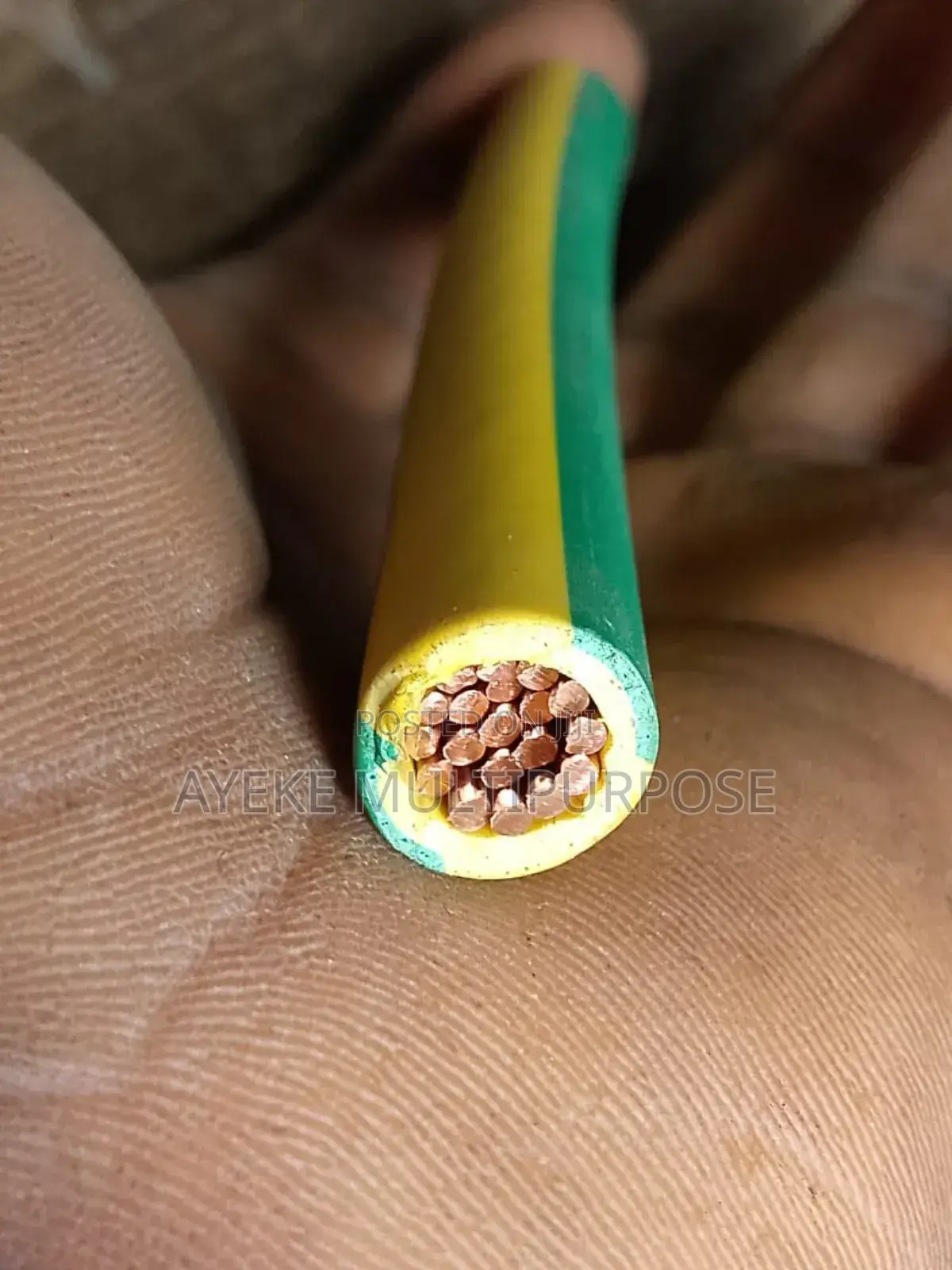 35mm Green and Yellow Cu Cable
