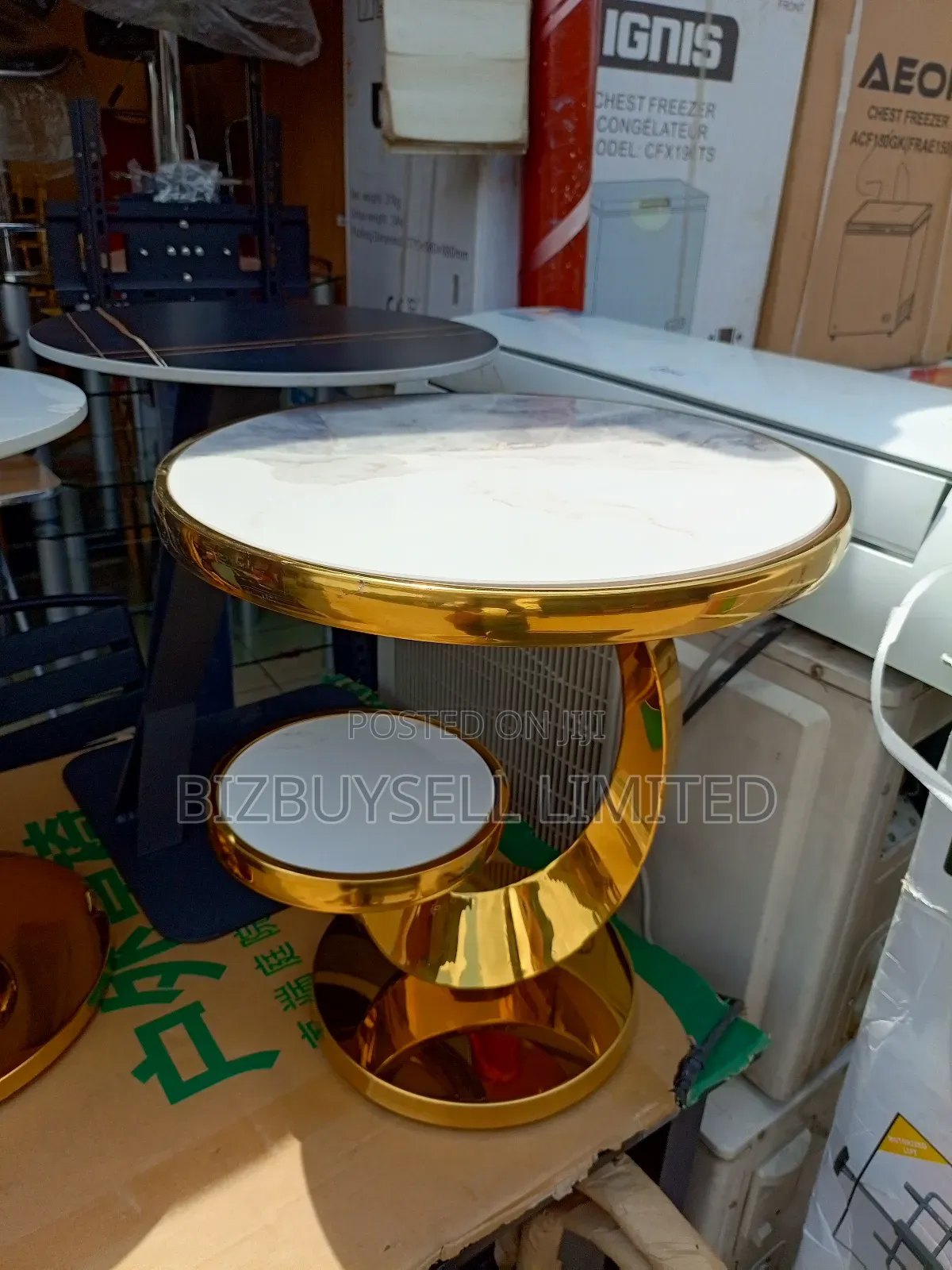 Golden Marble Coffee Table.