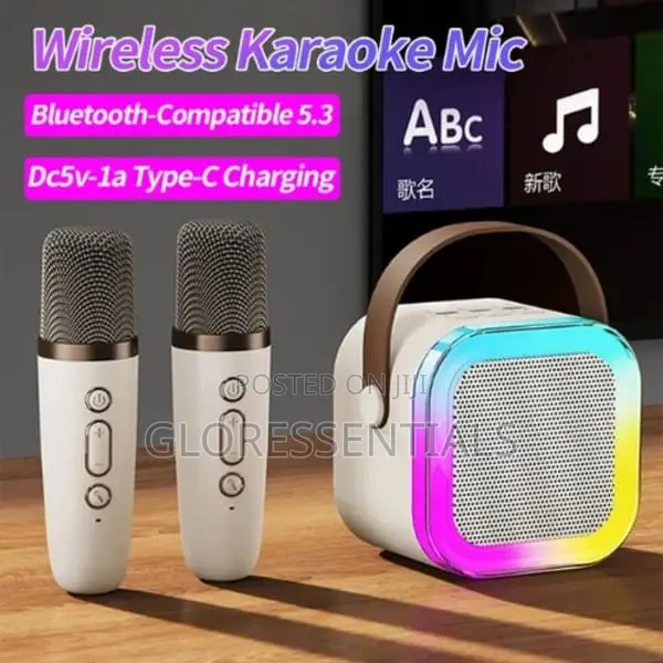 Wireless Karaoke Microphone With Speaker