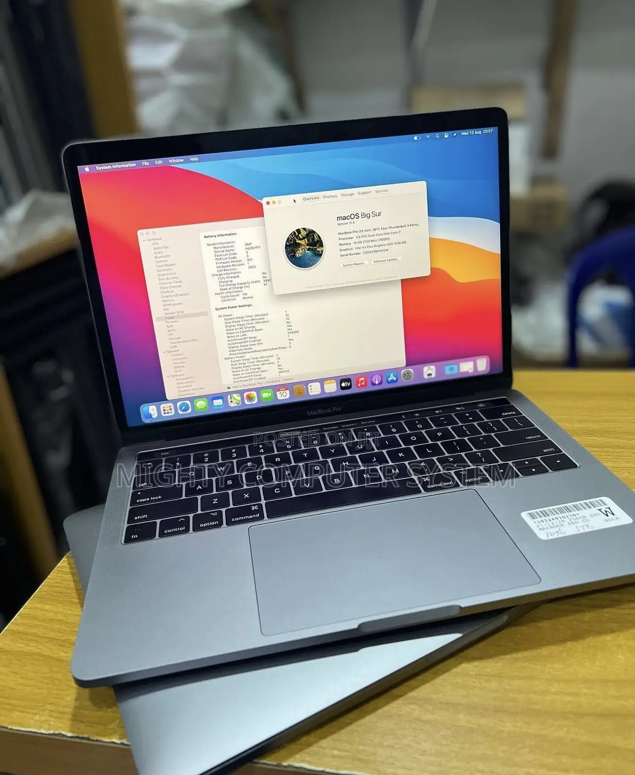 Laptop Apple MacBook Pro 2017 8GB Intel Core I5 SSD 256GB