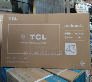 Brand TCL 43"Inches Smart Inverter Android TV With Bluetooth