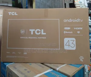 Brand TCL 43"Inches Smart Inverter Android TV With Bluetooth