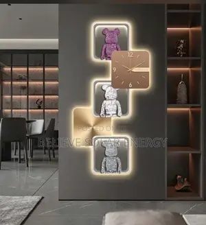 Big Led Light Wall Clock