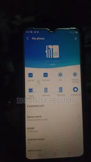 Tecno Spark Go 2021 32 GB Blue