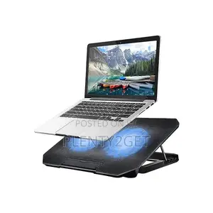 Mc Laptop Stand With Cooling Fan Low Noise Adjustable Height