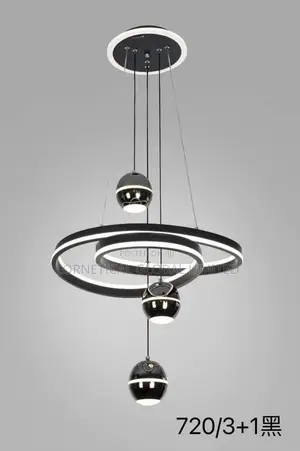 Modern Luxury Crystal Led Three Drop Pendant Light