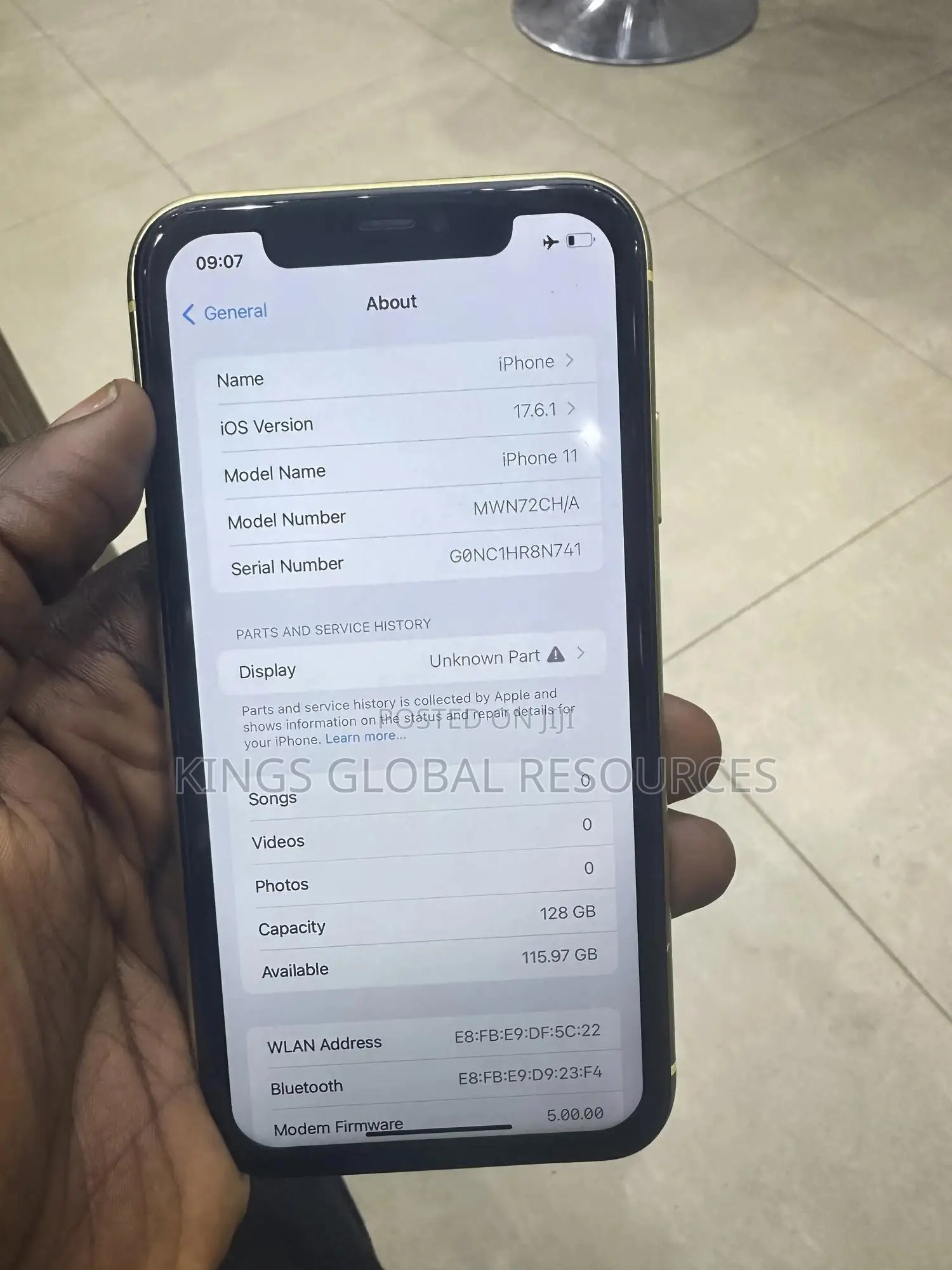 Apple iPhone 11 128 GB Yellow