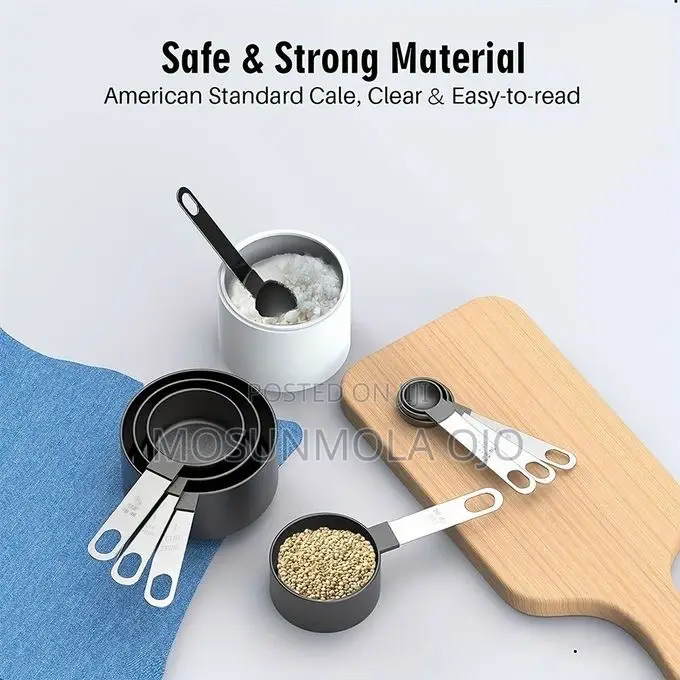 8pcs Stackable Precision Measuring Spoon Sets