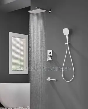 5 Ways Conduit Shower Black and Sliver