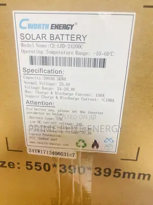 Cworth Energy 5kwh Lithium Battery