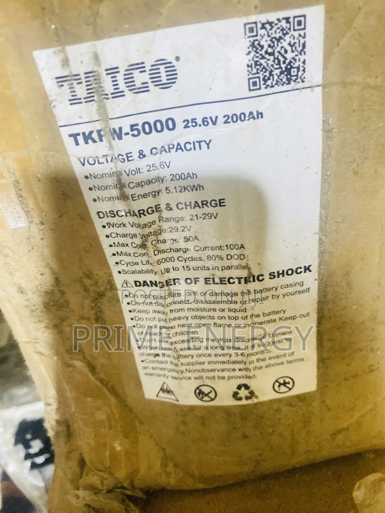 5kwh Taico Lithium Battery