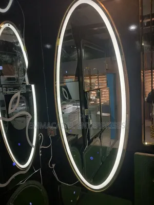 Oval Saloon Digital Dressing Mirror