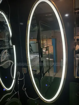 Oval Saloon Digital Dressing Mirror
