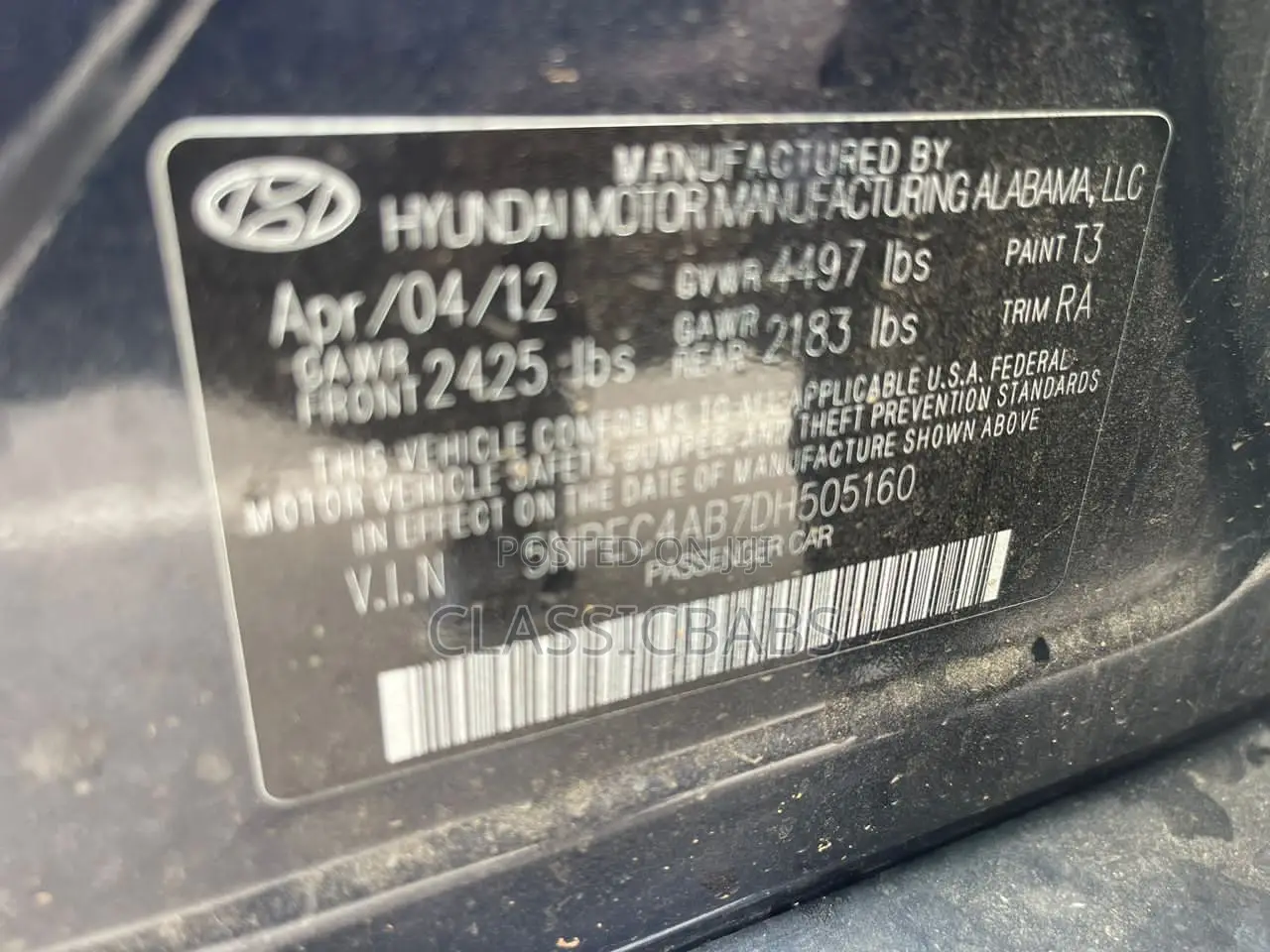 Hyundai Sonata 2013