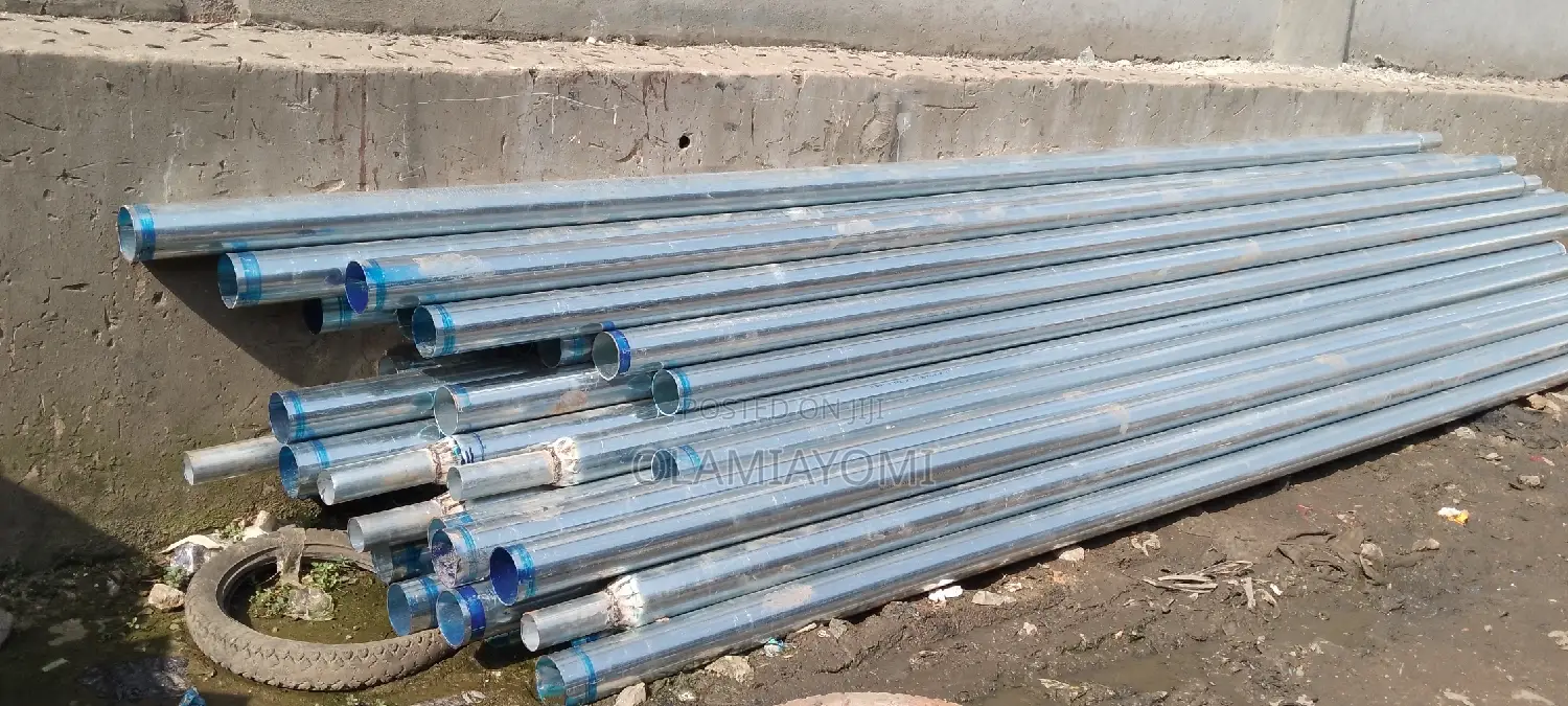 Solar Lights With Galvanised Pipe