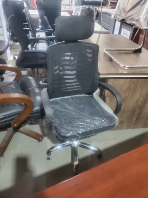 Eexecutive Office Net Chair With Headrest