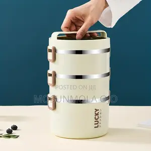 4 Layer Stainless Steel Lunch Boxes With Bags and Utensils