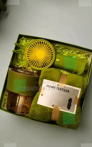 3in1 High Quality Gift Set With Handheld Fan, Towel and Cup