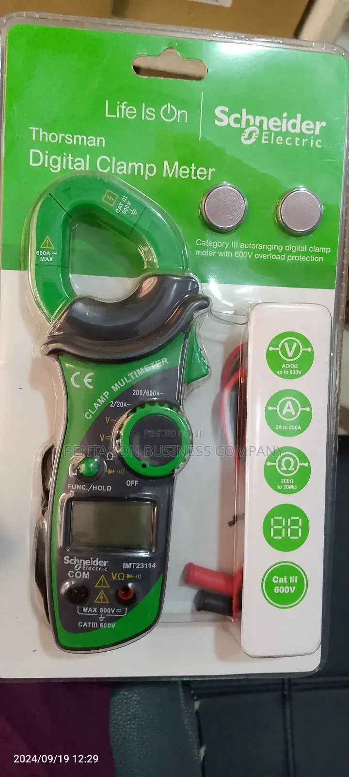 Original Digital Clamp Meter Schneider